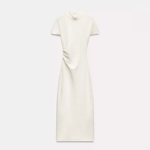 Zara Cream Midi Dress